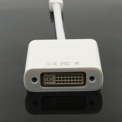 Mini Display Port to DVI Adapter White